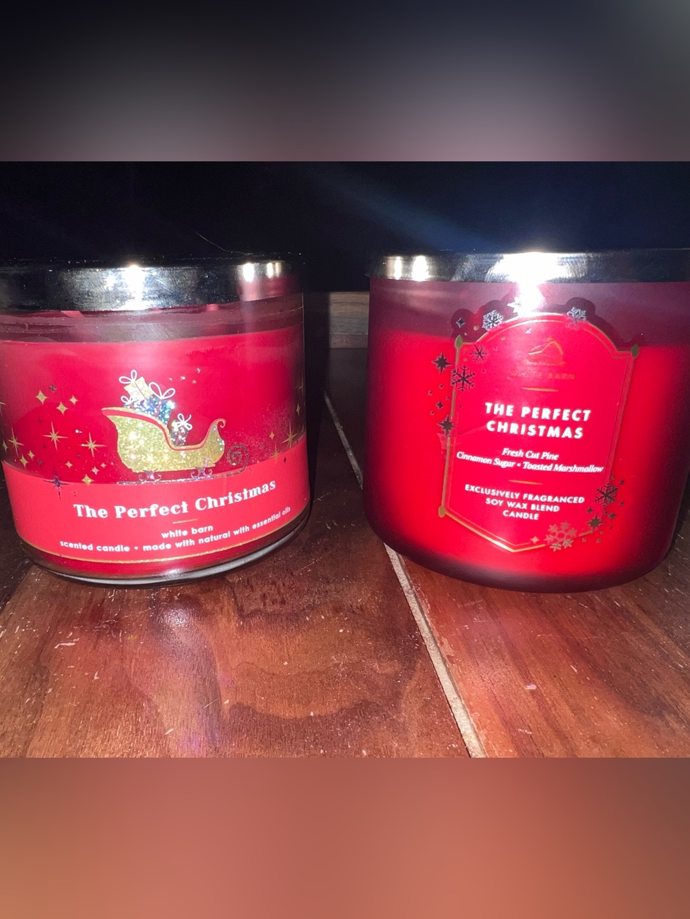 Bath & Body Works. 2 New Candles “The Perfect Christmas” 🎄 3 Wick